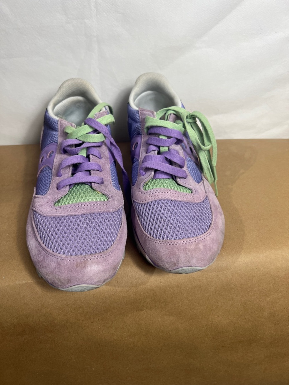 Purple & Green Athletic Sneakers